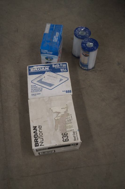 Filters,Roof Cap & Bath Fan