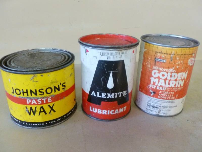 Vintage Metal Containers