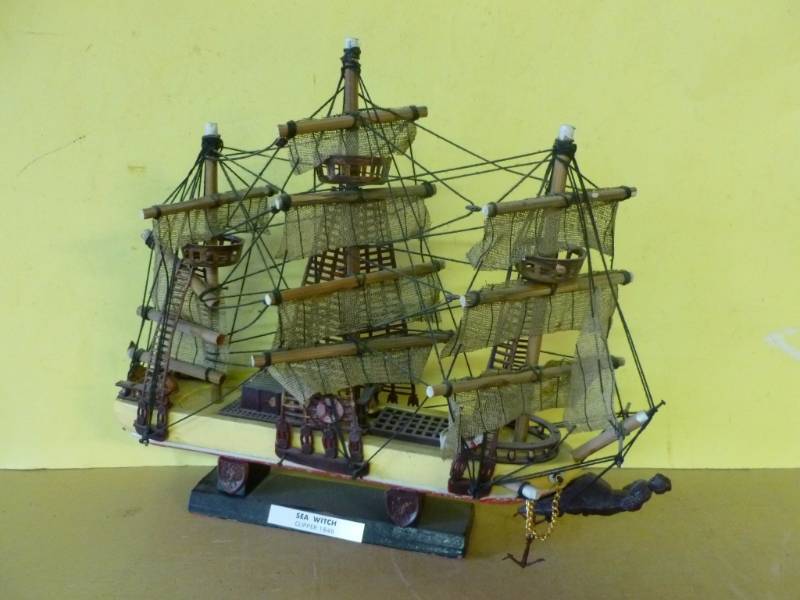 Vintage Wooden Sailing Ship