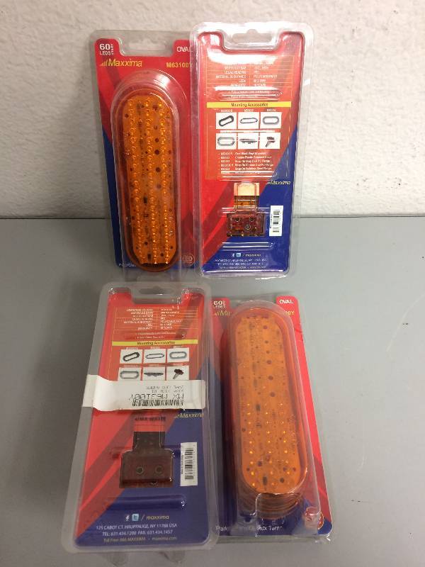 Maxxima 6 Oval Amber LED Light
