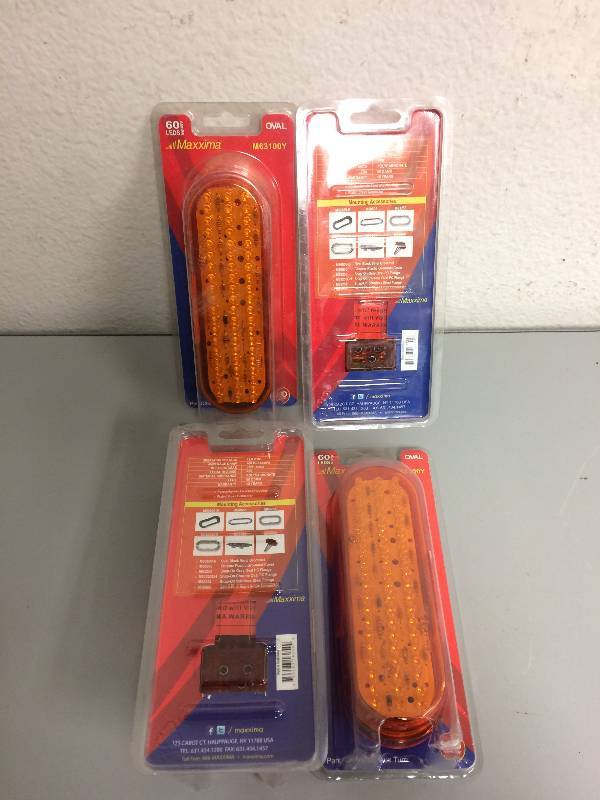 Maxxima 6 Oval Amber LED Light