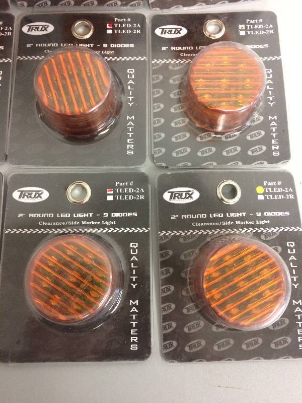 TRUX 2 Round LED Light, Amber