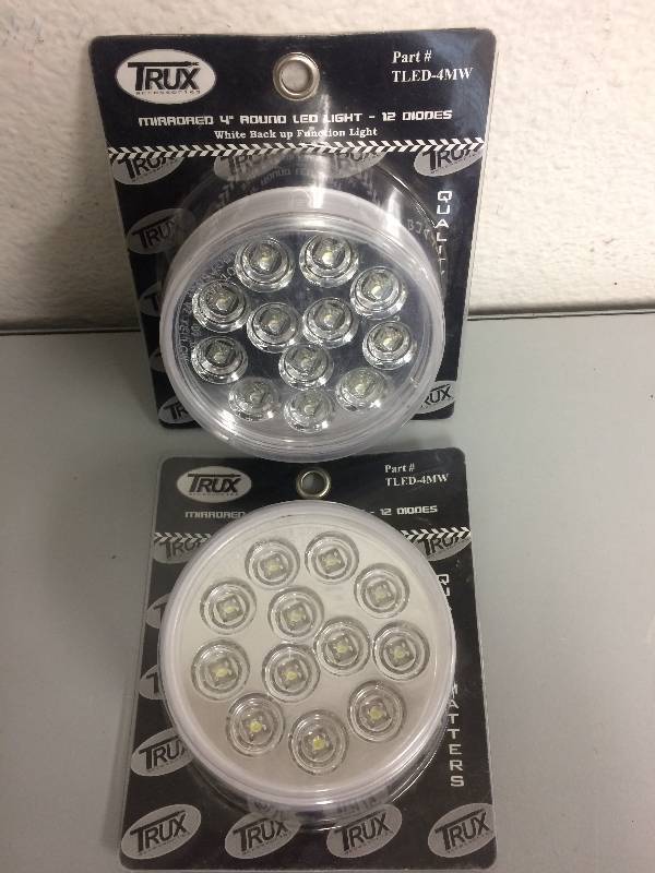 TRUX Mirrored 4 Round LED Light
