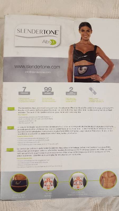 Slendertone Abs3 Abdominal Muscle Toner Unisex Belt