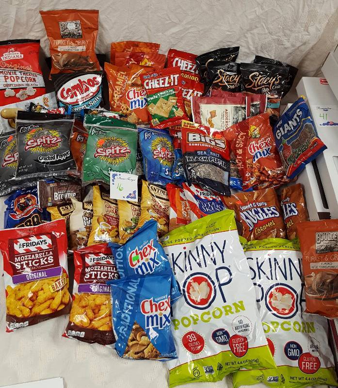 Mixed snack food lot