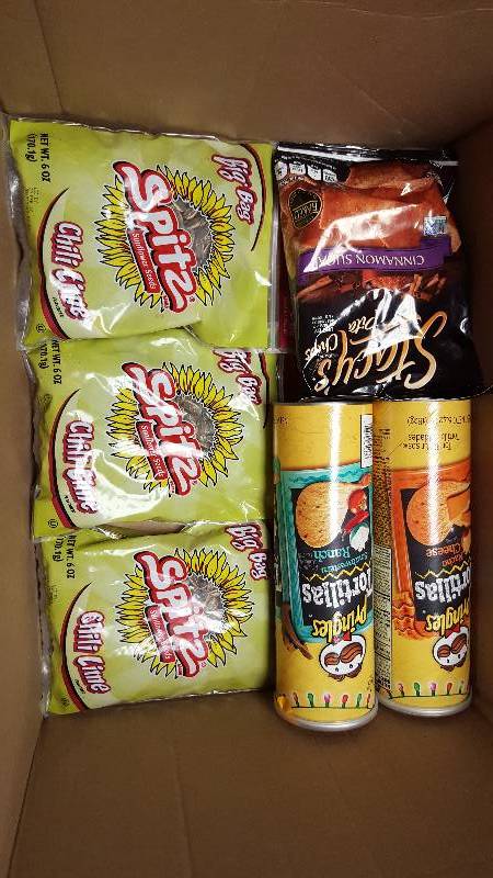 Mixed snack food lot