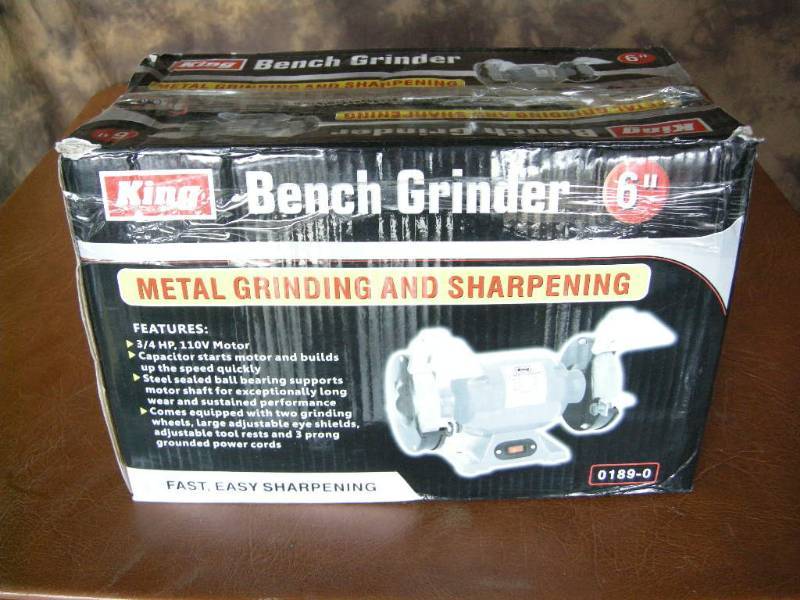 lot 84 image: King 6 Bench Grinder