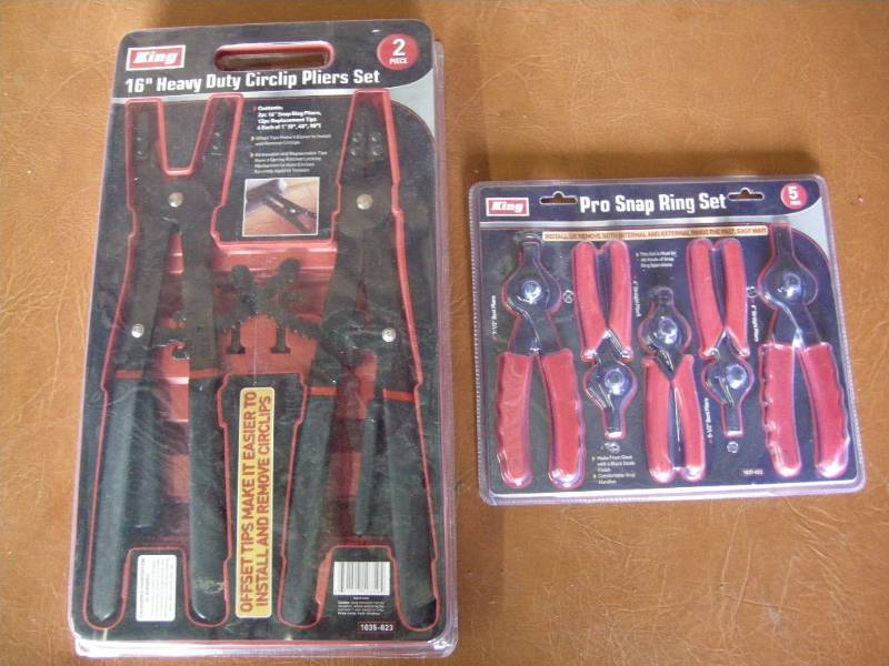 lot 94 image: King Circlip and Snap Ring Pliers Sets