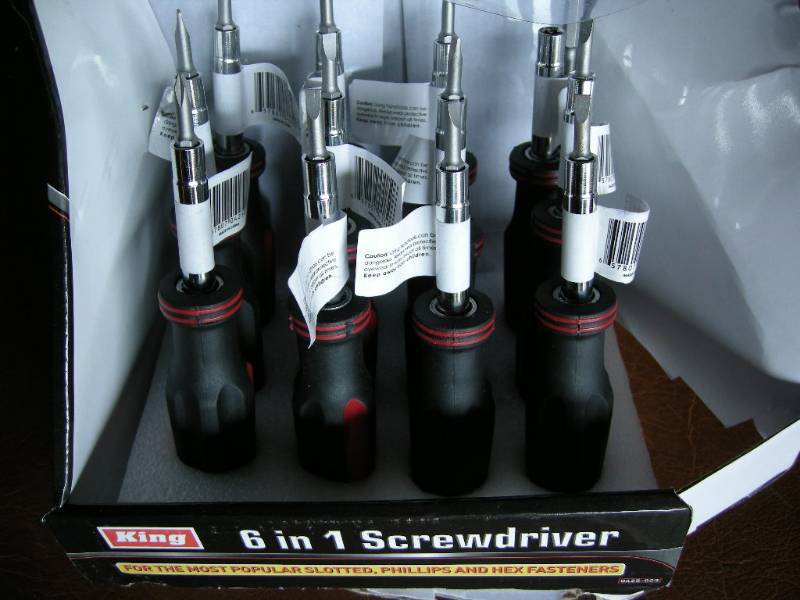 lot 146 image: King 6-in-1 Screwdriver Set