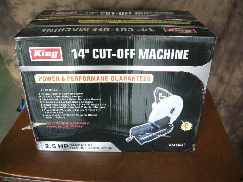 lot 3 image: King 14 Cut-off Machine