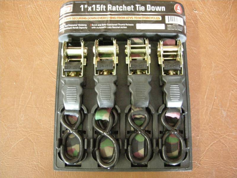 lot 153 image: King Ratchet Tie Down Set