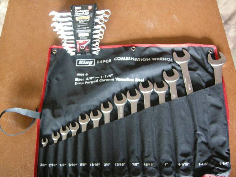 lot 170 image: King Combination Wrench Sets