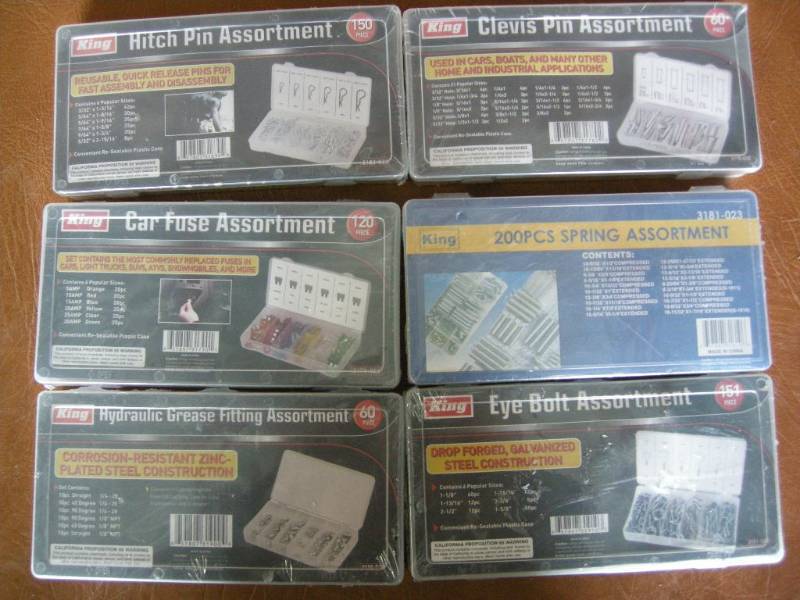 lot 173 image: King Fastener Assortment Sets