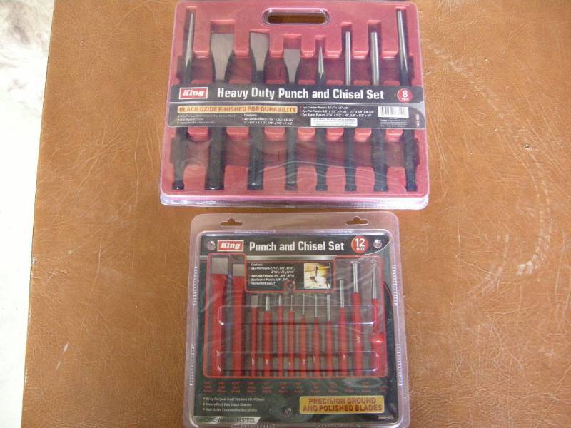 lot 182 image: King Punch and Chisel Sets