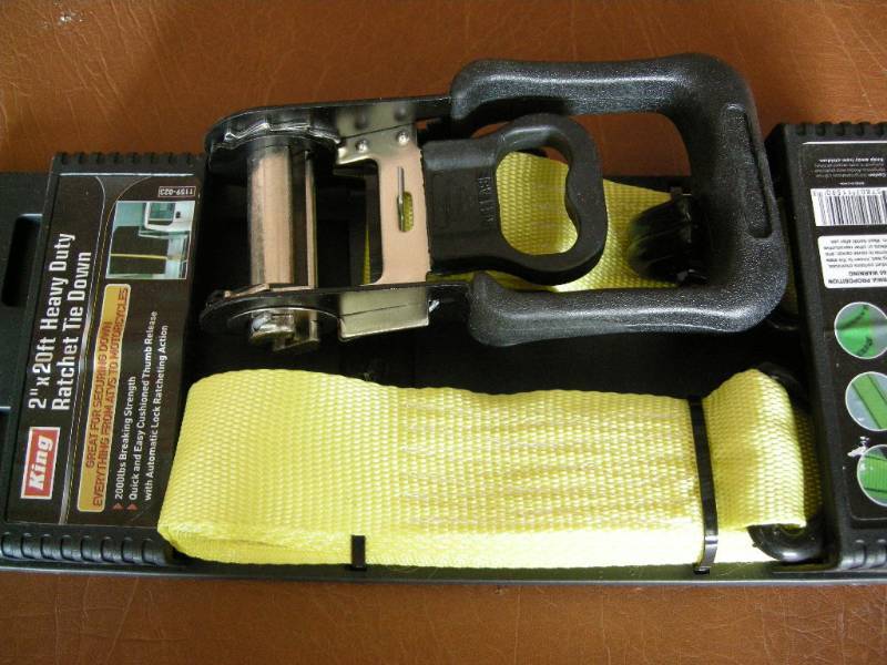 lot 57 image: King Heavy Duty Ratchet Tie Down