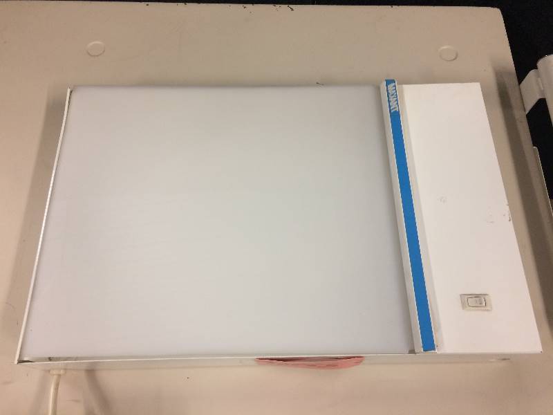 lot 2 image: WOW Maxant Tech Line Mobile Single Panel Super Size Xray Film Radiology Illuminator - Multiple Uses For This High End Medical Equipment Works & Excellent