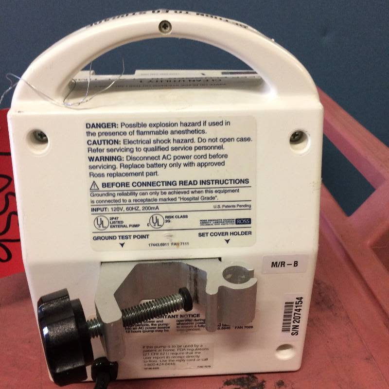 lot 15 image: Ross Abbott Patrol Enteral Flexiflo Liquid Tube Feed Portable Pump
