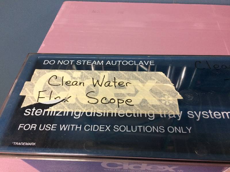 lot 23 image: Cidex SterilizingDisinfecting Tray. Clear Lid.. Lists for $95 online