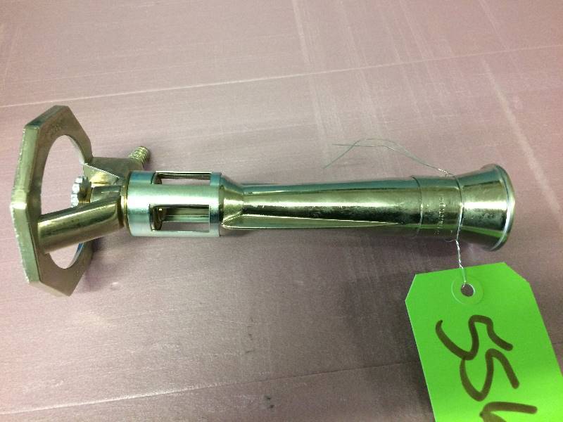 lot 24 image: Retails New $100 Humboldt H-5550 High Temperature Bunsen Burner Venturi Tube with 6200.1 Base - Meker Top for MixedNatural Gas - Appears New