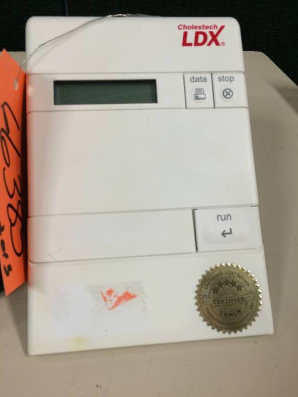 lot 33 image: WOW Retails Used $200 Cholestech Corp. LDX Analyzer System Blood Cholesterol & Glucose Analyzer Testing Unit & Printer Print Out - Excellent Condition Great For Weight Loss Clinics & Health Clubs Lipid Profile Fat & Sugar Levels