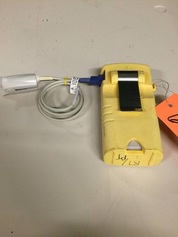 lot 67 image: Retails USED $500 Nellcor N20 Handheld Portable Pulse Oximeter Adult Finger Probe Oxygen Saturation Monitor Medical Device With Case - Works