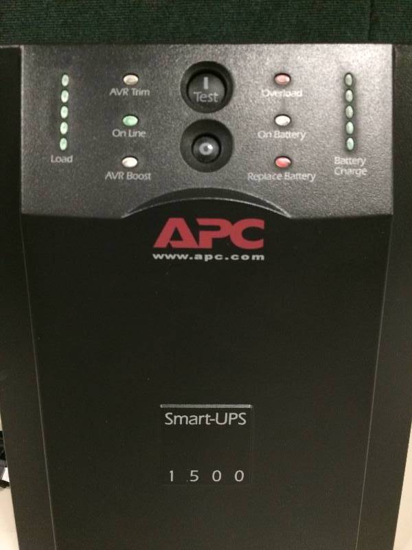 lot 70 image: Retails $600.00 Used APC Smart-UPS 1500 SUA1500  Smart UPS for Servers and Voice and Data Networks