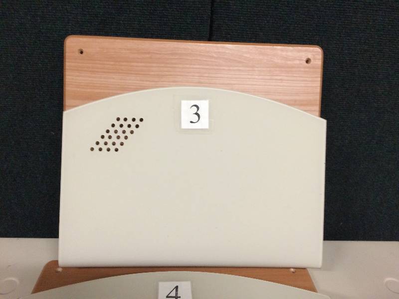 lot 78 image: Retail New $80 A Piece. Hippa Compliant for Medical Office Office Chart Wall Mounts  Re-Label - They Look Great, Like New Lot of 4. Easily Re-Purpose Use for Any Shop Floor or Office