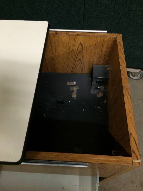 lot 88 image: Oh We Got Another One...Sliding Top Mobile Medical Cabinet With All Sorts Of Extra Gadgets - Of Course I Want This