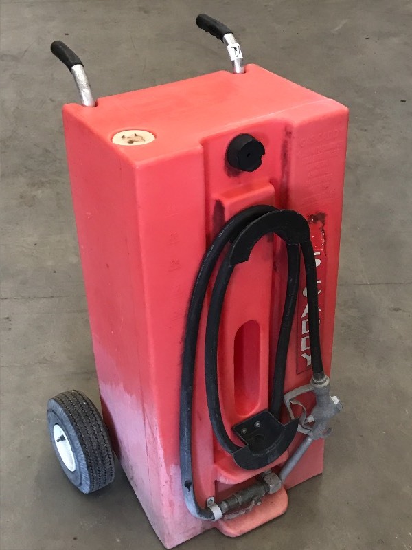 lot 12 image: Gas-Caddy Rolling Fuel Tank