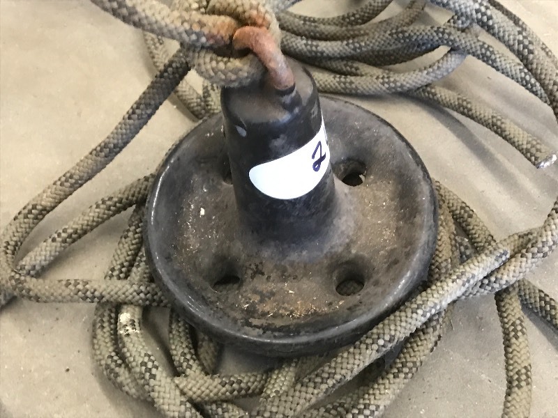 lot 21 image: (3) Boat Anchors