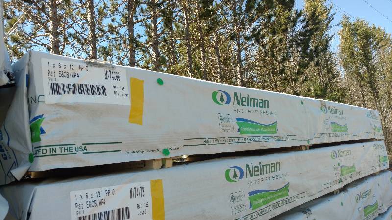 1x6x12 Ponderosa Pine Tongue and Groove