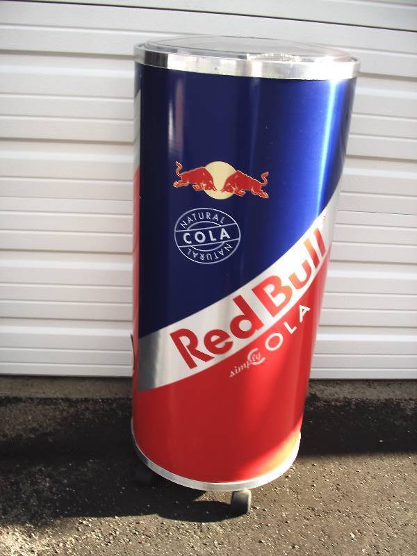 lot 73 image: LARGE Red Bull Cooler.
