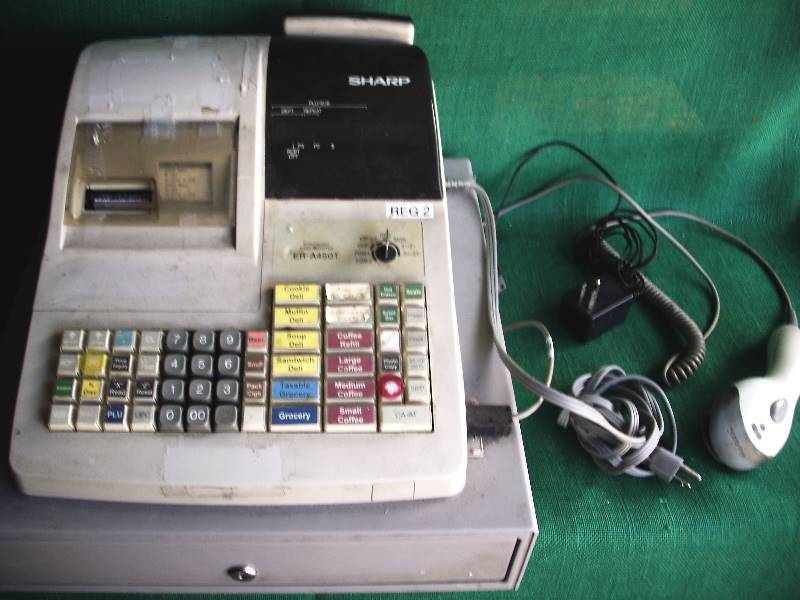 lot 75 image: Sharp Cash register
