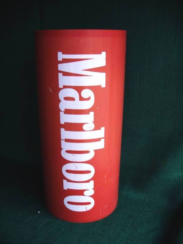 lot 86 image: Large Vintage Marlboro Trash Can.