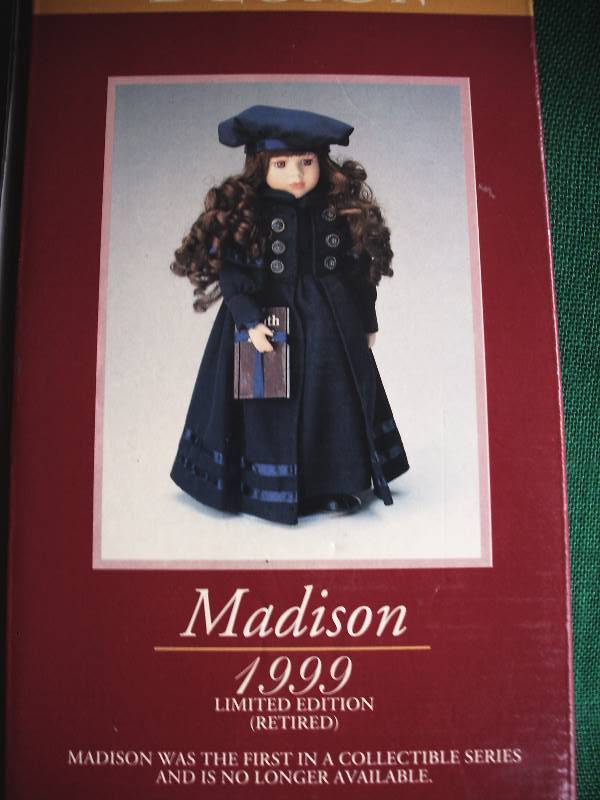 lot 92 image: Maddison Limited Edition retired 1999 Doll in box.