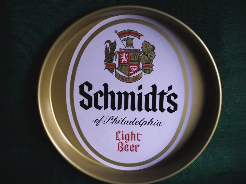 lot 98 image: Vintage Schmidts Beer Tray