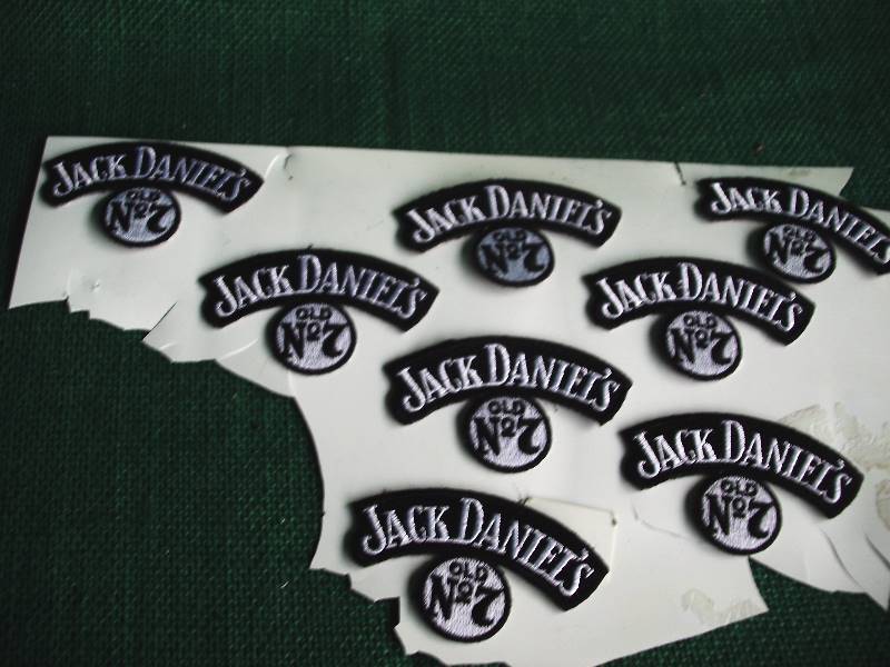 lot 103 image: Jack Daniels OLD #7 Iron ons