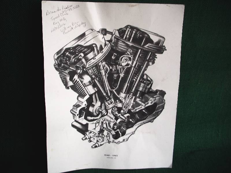 lot 104 image: ART WORK from SPEED CLUB KING MFG.