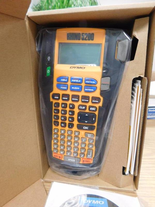 lot 7 image: New DYMO Rhino 5200 Advance Labeling Tool