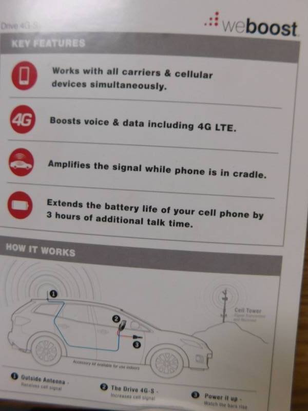 lot 13 image: NEW Weboost - Vehicle Cell Phone Signal Boost