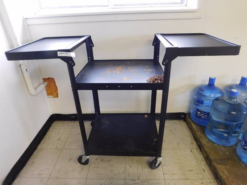 lot 70 image: Metal Rolling Utility Cart - 53 12 x 38 12