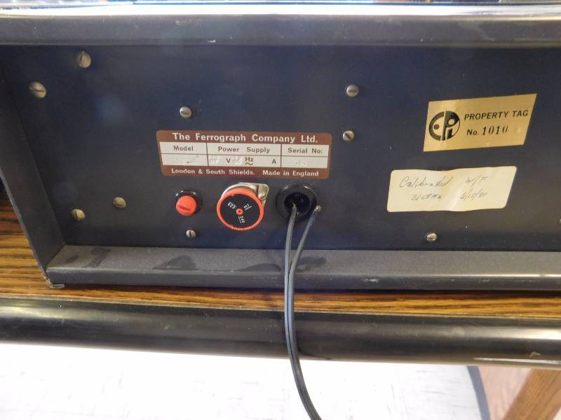 lot 97 image: Ferrograph Recorder Test Set