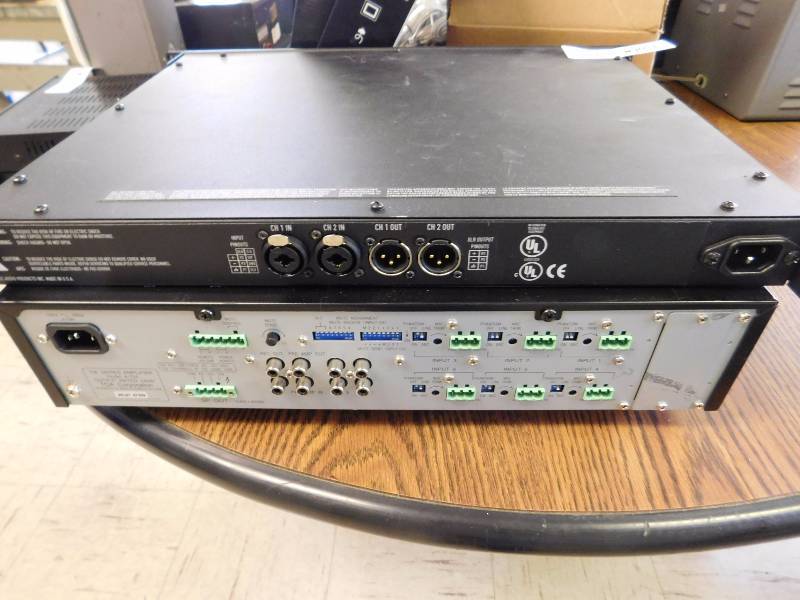 lot 100 image: QSC Audio Digital Signal Processor & Toa Amplifier # A-724