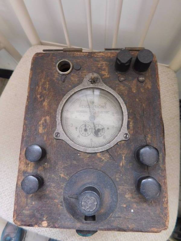 lot 120 image: Antique GE Tester