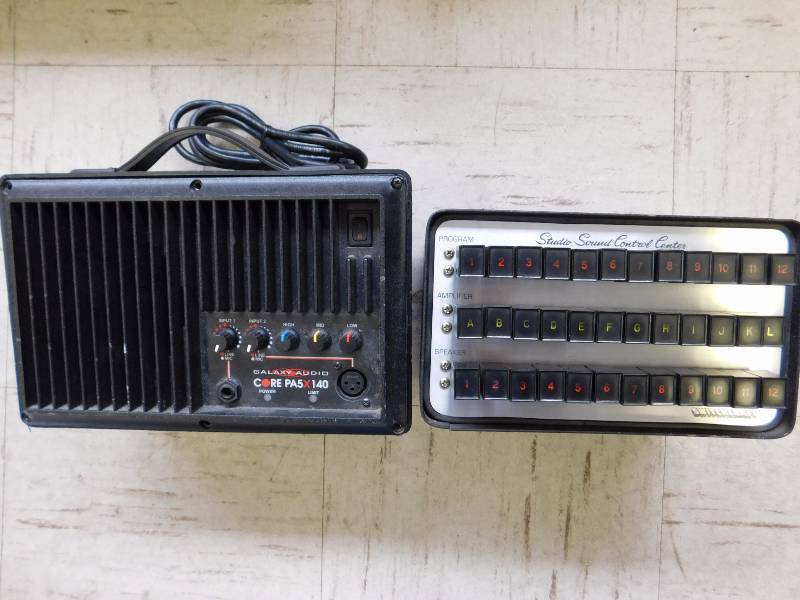 lot 123 image: Switchcraft Sound Control 640 & Galaxy Audio Core PA5X140