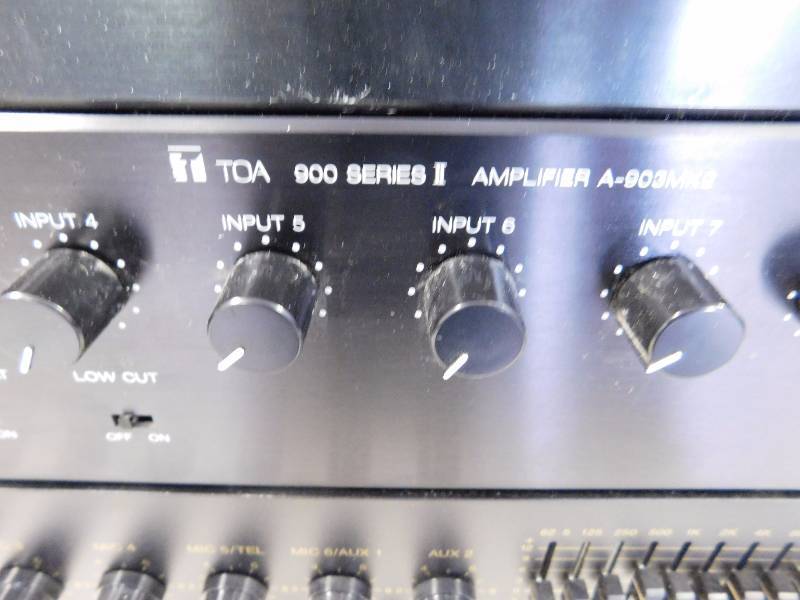 lot 137 image: Bogen and TOA Amplifiers