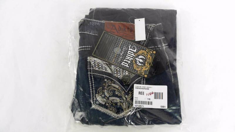 lot 1022 image: RHINESTONE TOPIARY MIDRISE, B Gray Pants  Jeans - Size 29