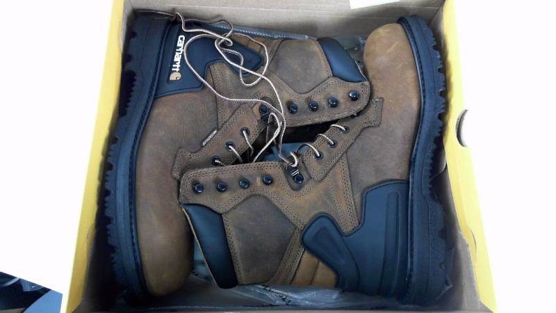 lot 1017 image: Mens Carhartt MN 8 Inch Work Boot  Boots Brown - Size 8.5