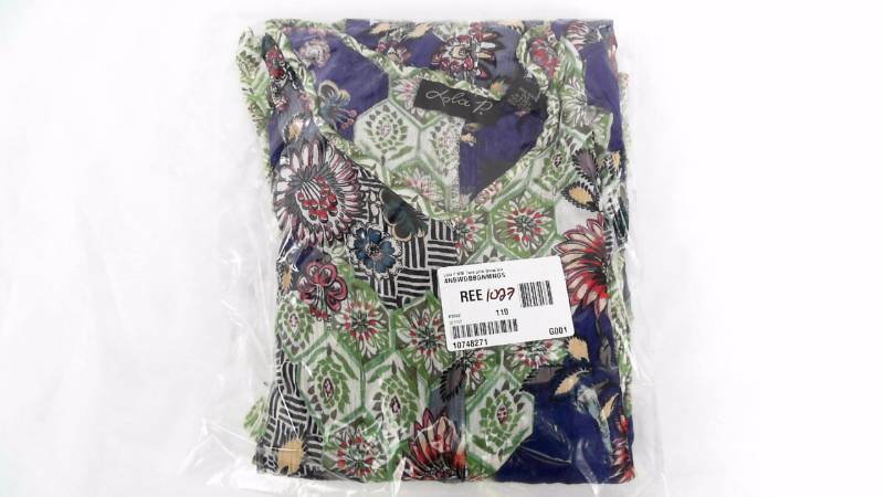 lot 1027 image: Womens Lola P WM Twin print Dress 34 Blue-Green - Size S