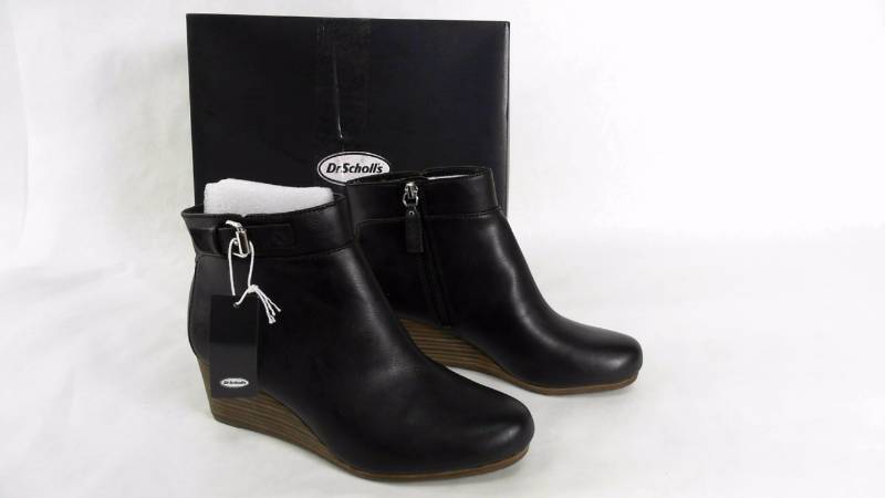 lot 1042 image: Womens Dr. Scholls WMNS Daina wedge Boot  Boots Black - Size 8.5